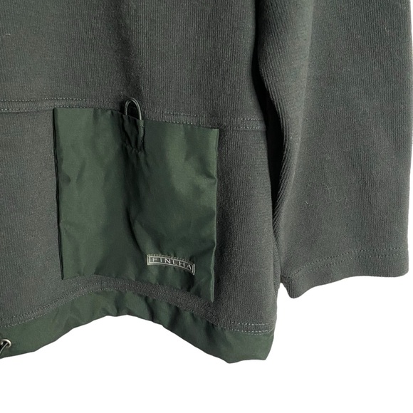 Finlha Sport Men's Green 1/4 Zip Fleece Pullover - Picture 5 of 8